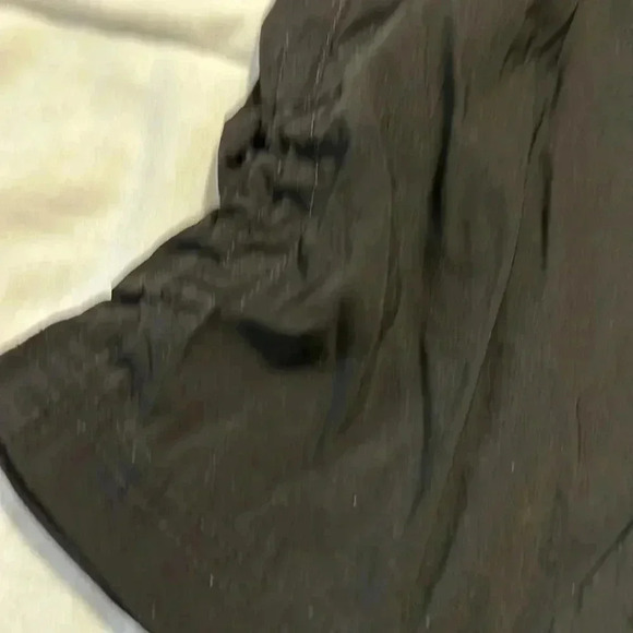 Khombu Black Crop Pants  M drawstring bottom pockets Outdoors hiking - Picture 5 of 7